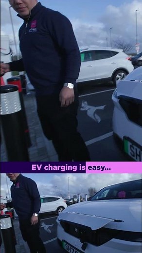 💫 Using a public EV charging station with Octopus Electroverse #evcharging #electricvehicle #driving