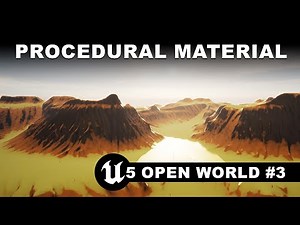 UE5 Open World #3 - Procedural Landscape Material Layers