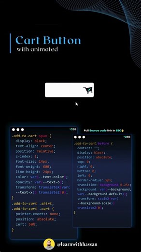 Animated Cart Button | Shopping Cart In JavaScript | Add to Cart | HTML CSS & JavaScript | CodeMinds
