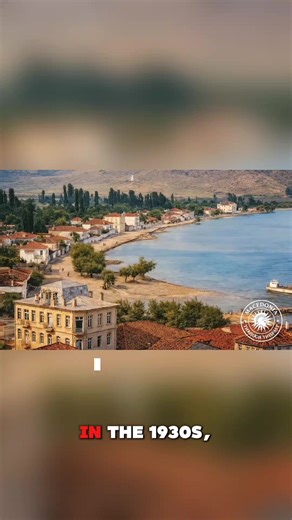 Ohrid by the Lake in the 1930s – A Restored Scene from the Past #Ohrid #MacedoniaThroughThePast #OldOhrid #HistoricalRestoration #BalkanHistory