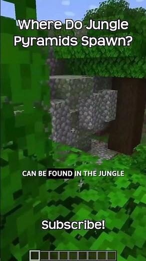 Where To Find Jungle Pyramids In Minecraft!