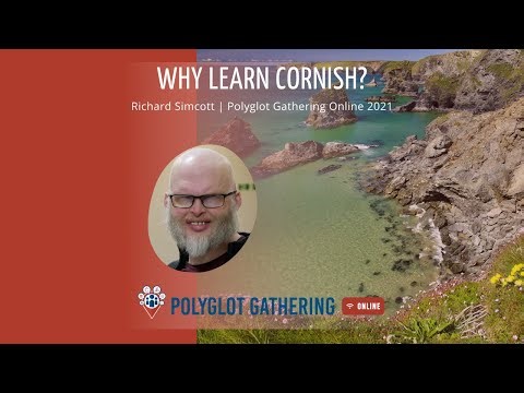 Why learn Cornish? - Richard Simcott | PGO 2021