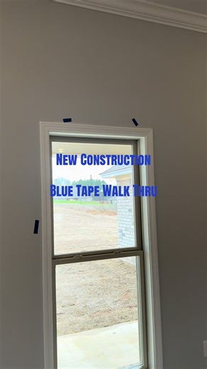 Doing a blue tape walk-through on a new construction home? 🏠 Here’s what it means: A blue tape walk-through is your final pre-closing inspection where you tour the property and mark any cosmetic defects, incomplete work, or items that need correction. Buyers use small pieces of blue painter’s tape to flag things like paint touch-ups, drywall imperfections, scratched surfaces, misaligned cabinets, or fixtures that need adjustment. This walk-through typically happens shortly before closing and en