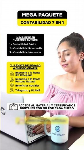 ¿Quieres aprender contabilidad desde cero? Este paquete 7 en 1 es para ti