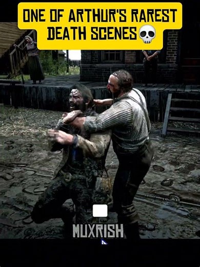 One of Arthur's rarest death scenes #rdr2 #rare