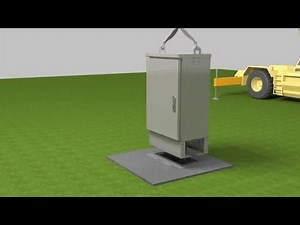 FDH3000 Step 3B Mounting the Cabinet on a Concrete Pad Mount Training Video