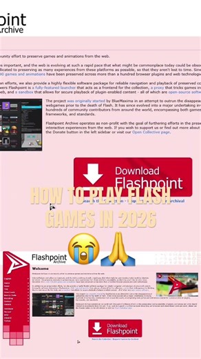 HOW TO PLAY FLASH GAMES IN 2026! 😭🙏 #flashgames #gaming #howto #tutorial #flashgaming #flash