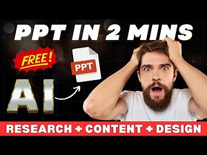 Create PPT in 2 minutes with FREE AI Tool | PowerPoint Presentation