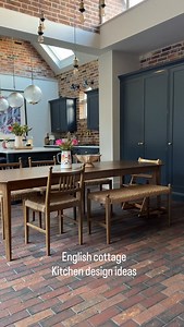 Some of the things that I think help make a kitchen feel like an English cottage kitchen. Texture, character, warmth, thrifted interesting finds dotted about and fresh flowers always. What would you add to the list? #cottagecore #cottagekitchen #kitchendesignideas #kitchendesign | ahomefitforkings