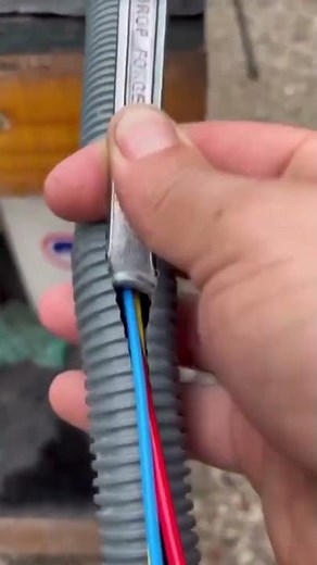 How to install cables into the spring hose using a bolt wrench