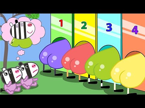 Who is Mummy Zebra? Zuzu and Zaza Choice | Peppa Pig Funny Animation