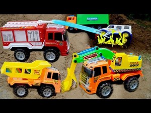 Xe Cẩu Múc Cát / Máy Xúc Đất / Xe Cứu Hỏa Chữa Cháy Xe Cứu Thương / Xe Tải Đổ Cát Bự / Xe Container