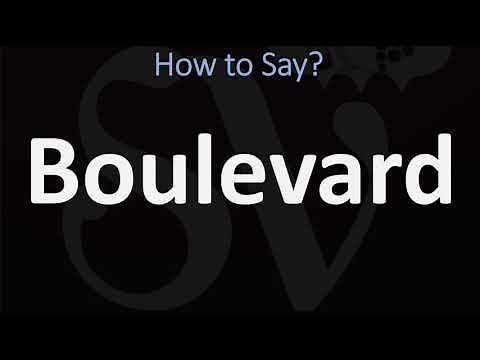 How to Pronounce Boulevard? (CORRECTLY)