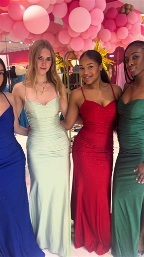 ✨ Meet Venice - sleek, sculpted, unforgettable. ✨ Designed for confident entrances, this fitted silhouette features clean lines and an elegant slit for effortless movement and modern glamour💃 Available in Navy, Emerald Green & Red, Venice is the perfect balance of timeless sophistication and prom-night drama. Minimal. Powerful. Made to shine. 💖 Book your appointment today to try Venice on and find your perfect fit 💌 #prom2026 #viral #yestothedress #fyp #dreamdress