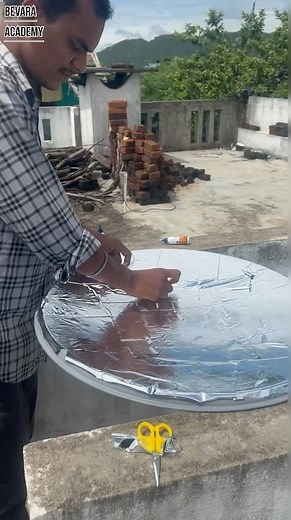 Making of solar cooker at home | Solar cooker | DIY - Solar cooker #shorts #viralshorts #trending