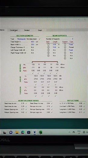 Structural Design of RC Beam | ASDIP Concrete | #Short