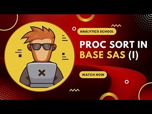PROC SORT in SAS (Part 1)