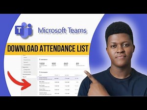 How To Download Attendance List in Microsoft Teams After Meeting (2025)