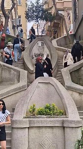 According to Lonely Planet, "The curvaceous 19th-century Camondo Stairs, one of Beyoğlu's most distinctive pieces of urban design, run south from Kart Çınar Sokak". | Visit Istanbul