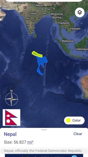 Nepal 🇳🇵 vs Thailand 🇹🇭 | Map Comparison | Size, Population & Geography Explained