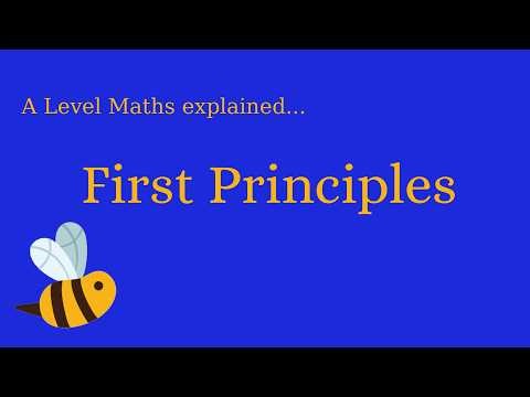 A Level Maths explained - First Principles