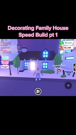 Decorating Family House Ideas - Adopt Me Speed Build