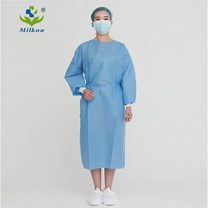 [Hot Item] AAMI Standard Level 1/2/3 Non-Woven Disposable Isolation Gown