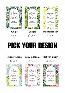 Baby Shower Signage – Digital Download - Etsy