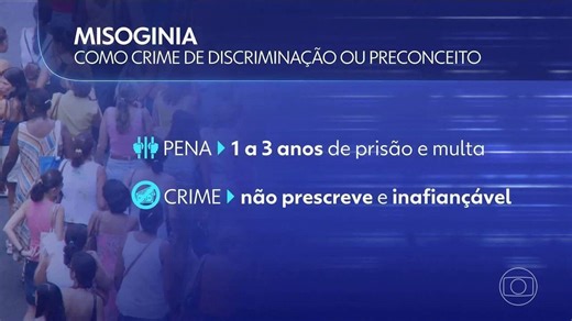 Senado aprova projeto de lei que criminaliza a misoginia