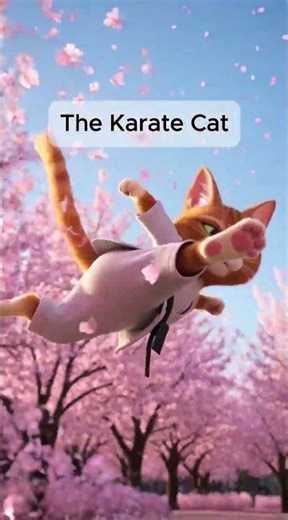 The Karate Cat | A Paws-itively Powerful Dojo 🐾🥋