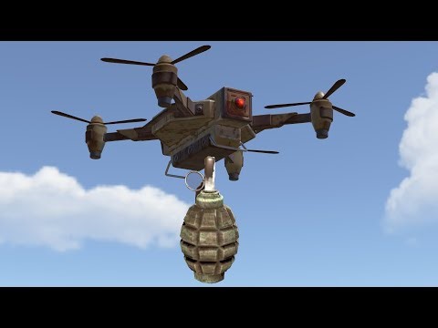 Rust - Зачистка ДРОНОМ Нефтянки, Карго, Бредли!