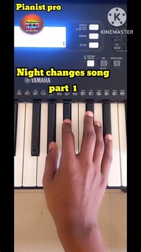 night changes song in keyboard 🎹 part 1 ... easy to learn..😊😊👍🎹🎹 PIANIST PRO.