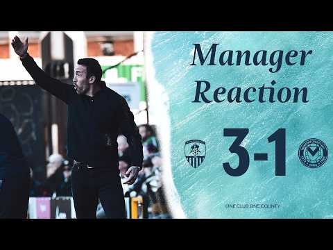 Reaction | Christian Fuchs after Notts County defeat