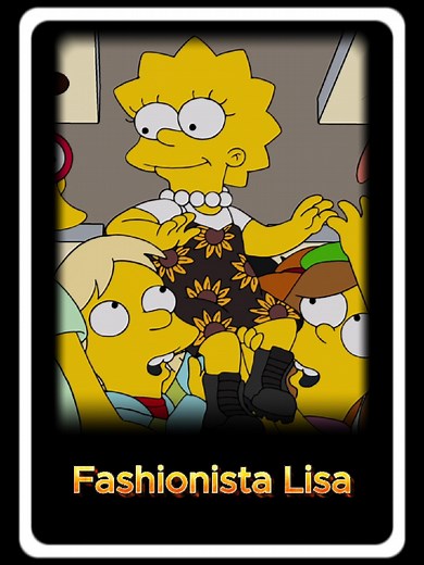 Lisa Simpson Red Lampshade Dress Scene