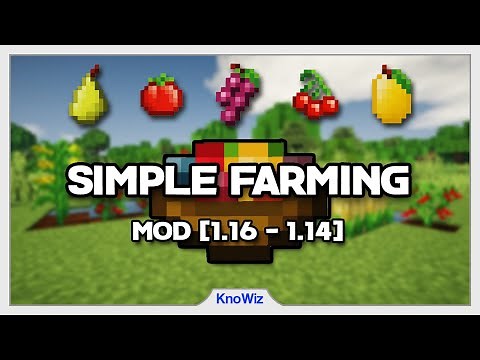 Boostez l'agriculture dans Minecraft ! Mod Simple Farming - Présentation de mod [1.16.1-1.14]
