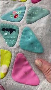 Appliqué stitching with Softies