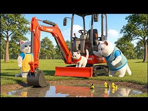 Mama Cat’s Daily Routine with Kitten — Farm, Kitchen, Cuddles