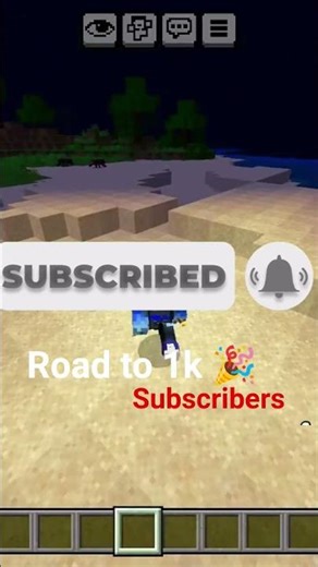 Road to 1k 🎉 #minecraft
