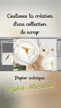 Digital paper process Little Miracle #scrap #scrapbooking