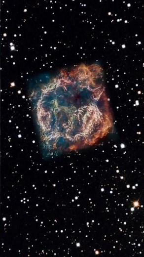 Zooming supernova remnant Cassiopeia A #zoom #space #cassiopeia #supernova