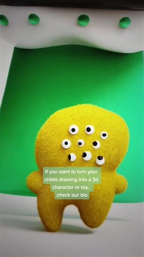 is this the cutest alien or what? #3dcharacter #toy #mamasoftiktok #fypp