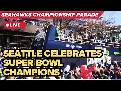 LIVE: Seahawks Championship Ceremony + Parade