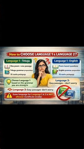 |How to choose language 1 and 2 in ctet paper 2|CTET 2026|