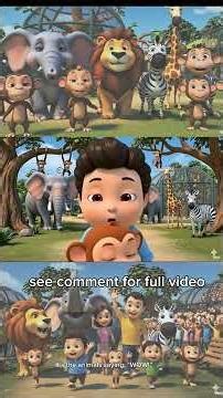 Sing Along with Happy Zoo Animals Song | Cute Cartoon Music for Kids