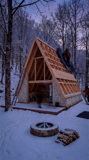 Hand-Built A-Frame Hideaway | DIY & Crafts USA