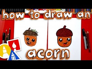 How to Draw a Fall Acorn