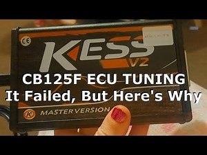 KessV2 Clone Meets Honda CB125F ECU Tuning | Spoiler Alert, It Won't Work, But Here's Why