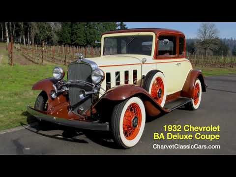 1932 Chevrolet BA Deluxe Coupe - Charvet Classic Cars