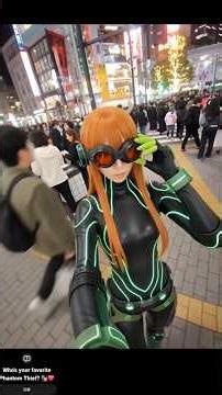 Real Shibuya to P5! Sharper HD AI Cosplay Futaba Oracle 🗼🔥🚀