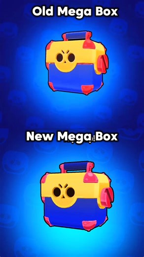 old mega box vs new mega box #brawlstars